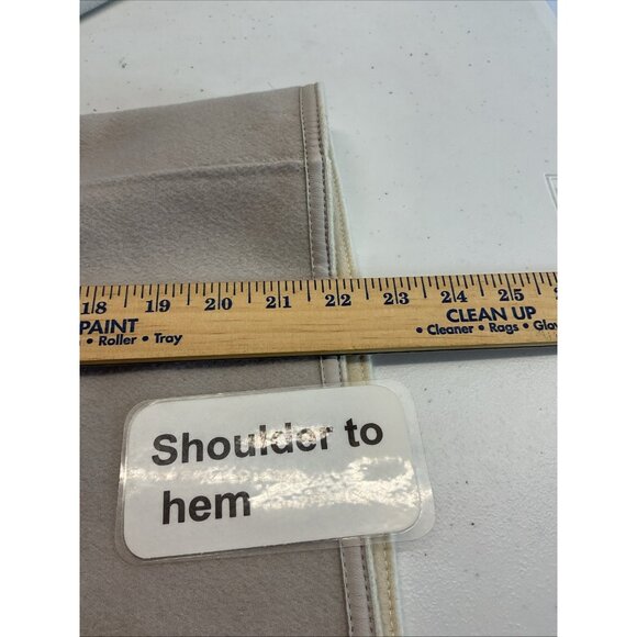 Lafayette 148 Sweater Open Front Cardigan Cashmere/ Wool Ivory Gray size SM - Picture 7 of 8